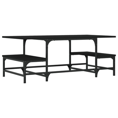 Salontafel 00X50,5X40 Cm Bewerkt Hout Zwart