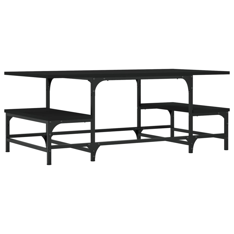 Salontafel 00X50,5X40 Cm Bewerkt Hout Zwart