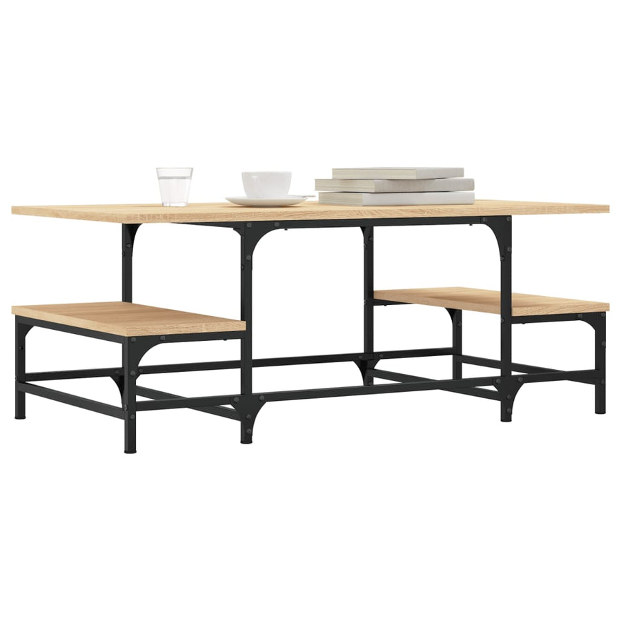 Salontafel 00X50,5X40 Cm Bewerkt Hout Kleurig Sonoma eiken
