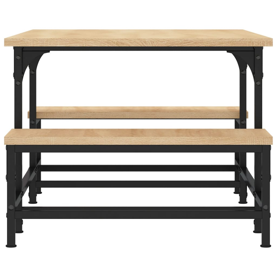Salontafel 00X50,5X40 Cm Bewerkt Hout Kleurig Sonoma eiken