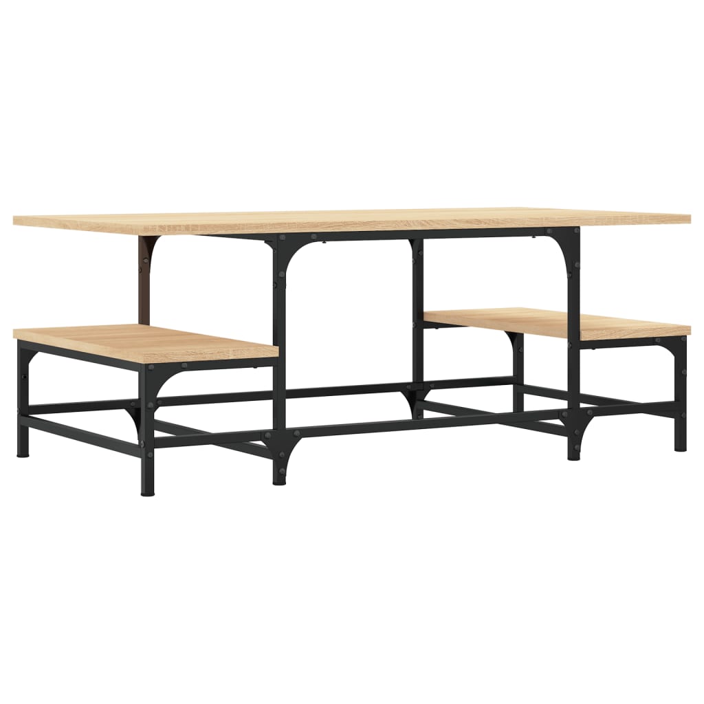 Salontafel 00X50,5X40 Cm Bewerkt Hout Kleurig Sonoma eiken