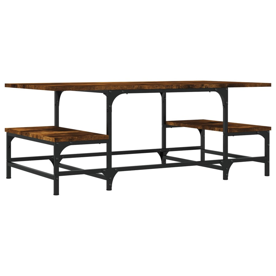 Salontafel 00X50,5X40 Cm Bewerkt Hout Kleurig Gerookt eiken