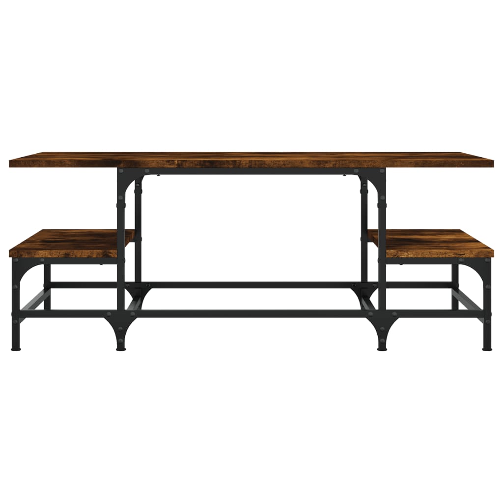 Salontafel 00X50,5X40 Cm Bewerkt Hout Kleurig Gerookt eiken