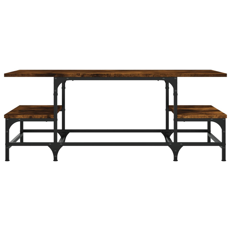Salontafel 00X50,5X40 Cm Bewerkt Hout Kleurig Gerookt eiken