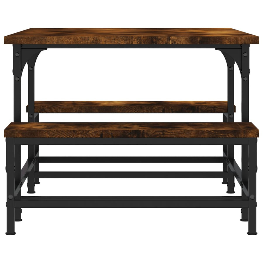 Salontafel 00X50,5X40 Cm Bewerkt Hout Kleurig Gerookt eiken