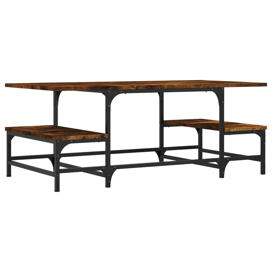 Salontafel 00X50,5X40 Cm Bewerkt Hout Kleurig Gerookt eiken