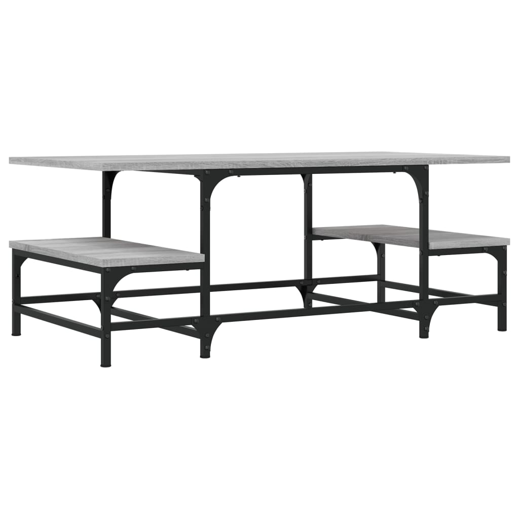 Salontafel 00X50,5X40 Cm Bewerkt Hout Grijs sonoma