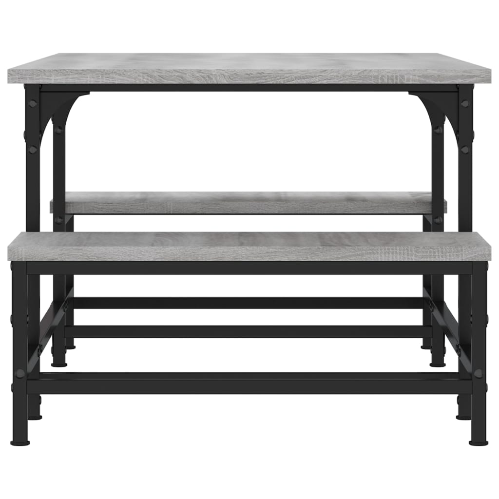 Salontafel 00X50,5X40 Cm Bewerkt Hout Grijs sonoma