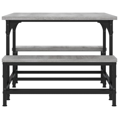 Salontafel 00X50,5X40 Cm Bewerkt Hout Grijs sonoma