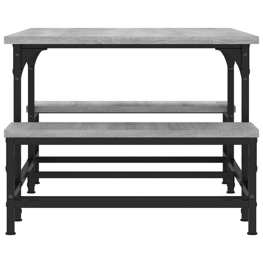 Salontafel 00X50,5X40 Cm Bewerkt Hout Grijs sonoma