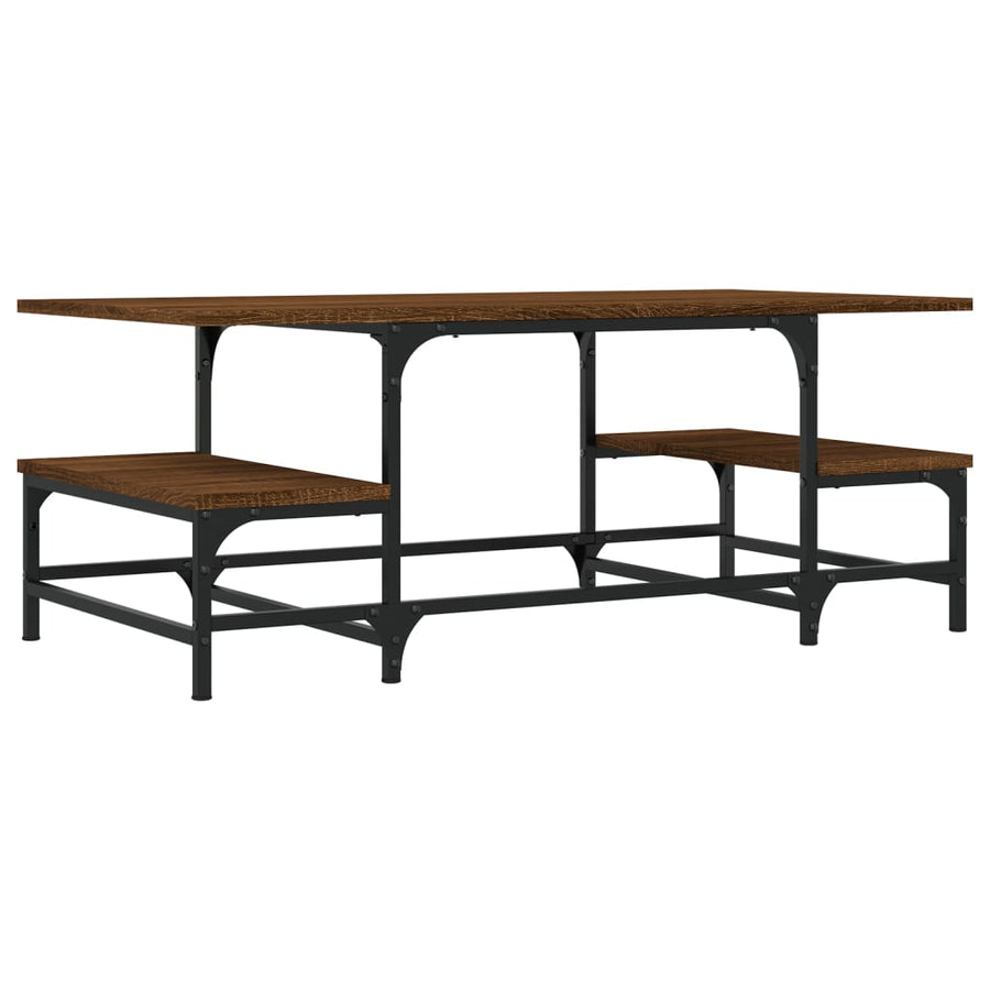 Salontafel 00X50,5X40 Cm Bewerkt Hout Bruin Eikenkleur Bruineiken
