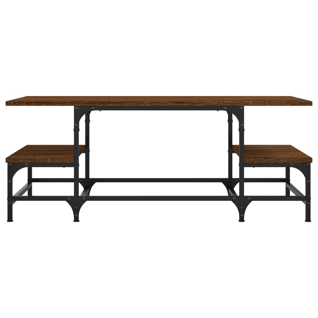 Salontafel 00X50,5X40 Cm Bewerkt Hout Bruin Eikenkleur Bruineiken