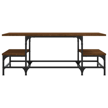 Salontafel 00X50,5X40 Cm Bewerkt Hout Bruin Eikenkleur Bruineiken