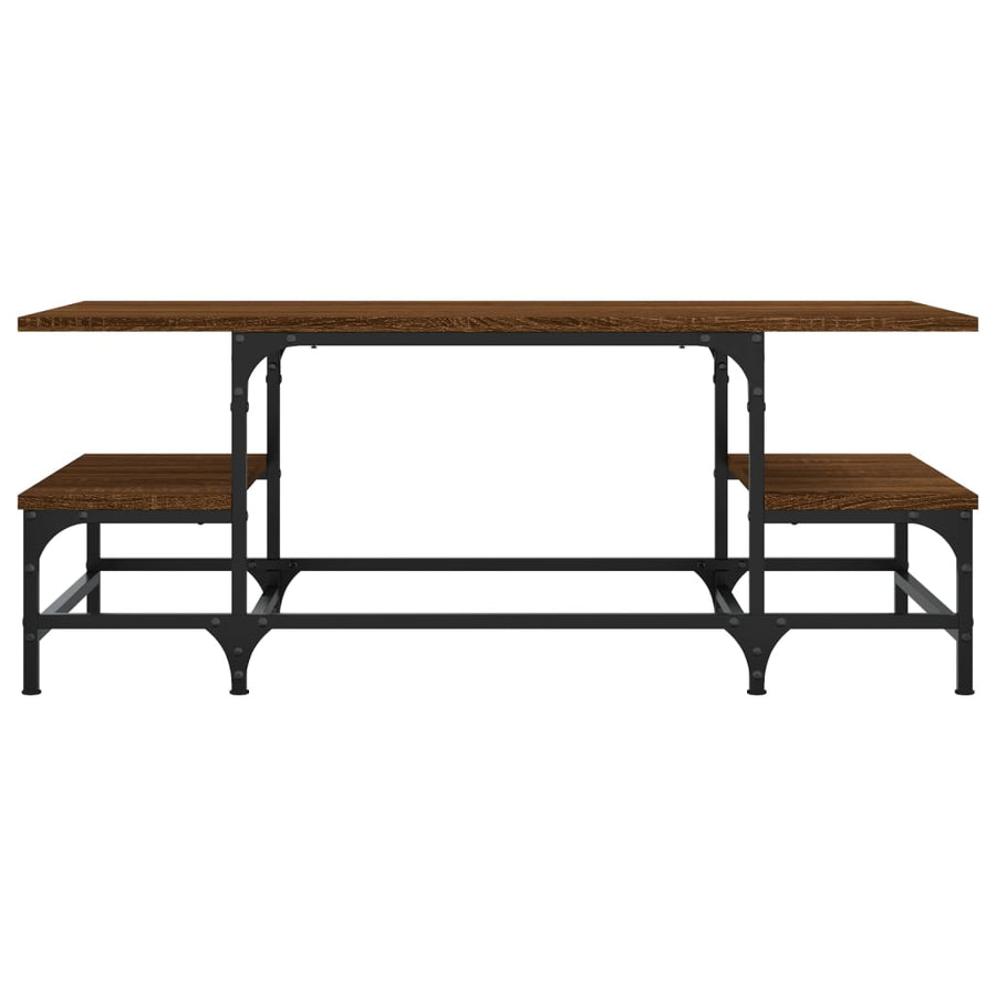 Salontafel 00X50,5X40 Cm Bewerkt Hout Bruin Eikenkleur Bruineiken