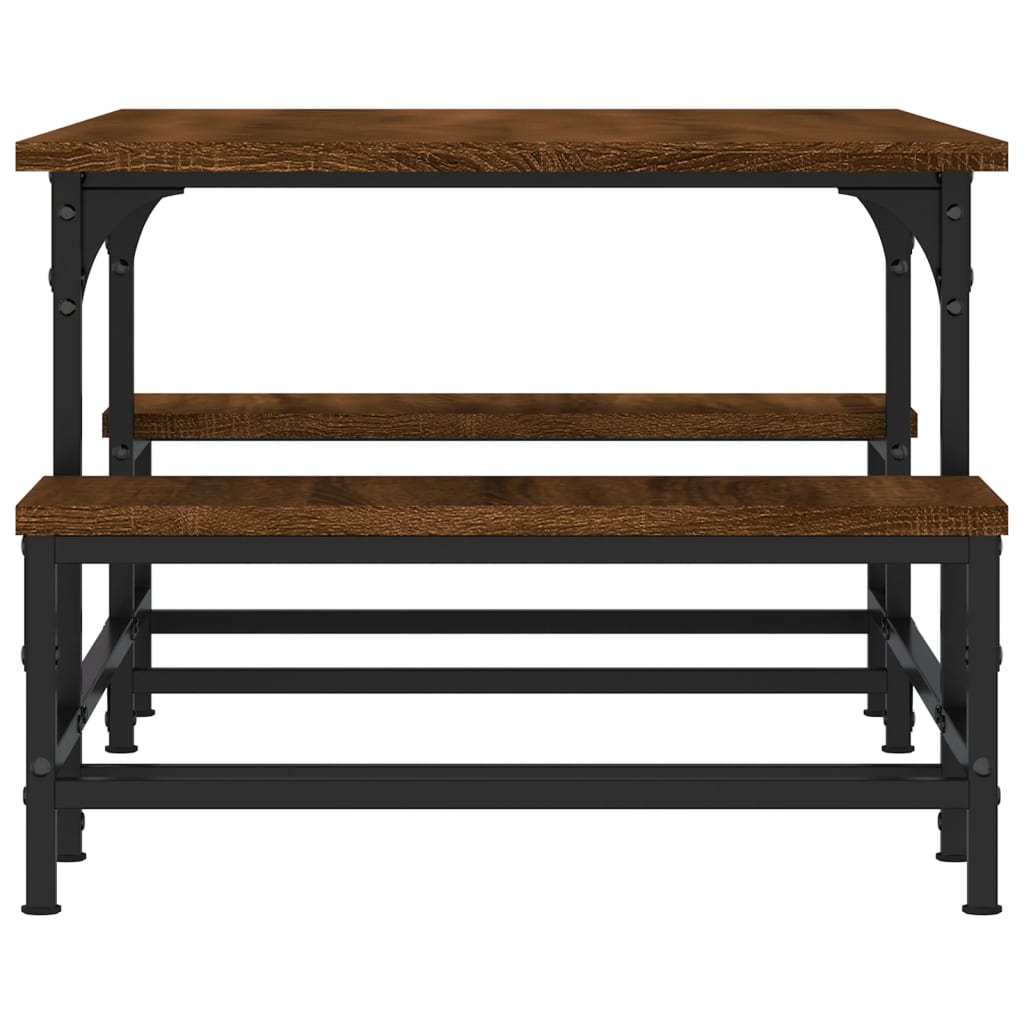 Salontafel 00X50,5X40 Cm Bewerkt Hout Bruin Eikenkleur Bruineiken