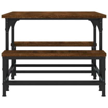 Salontafel 00X50,5X40 Cm Bewerkt Hout Bruin Eikenkleur Bruineiken