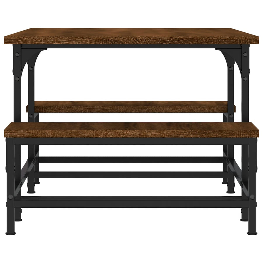 Salontafel 00X50,5X40 Cm Bewerkt Hout Bruin Eikenkleur Bruineiken