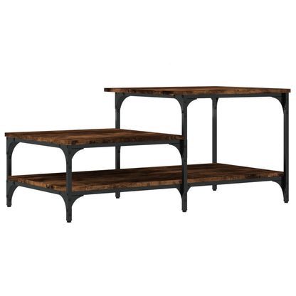 Salontafel 00X50,5X45 Cm Bewerkt Hout Kleurig Gerookt eiken