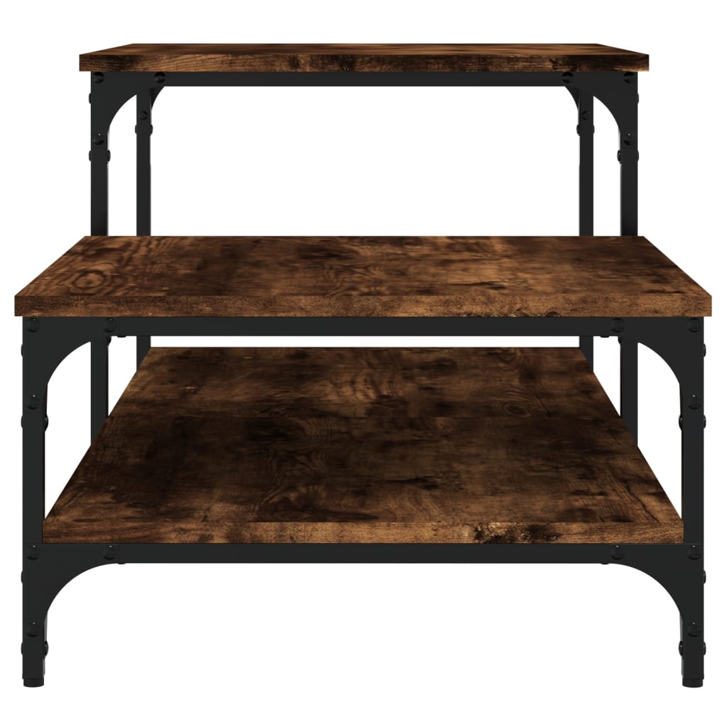 Salontafel 00X50,5X45 Cm Bewerkt Hout Kleurig Gerookt eiken