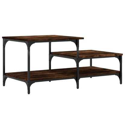 Salontafel 00X50,5X45 Cm Bewerkt Hout Kleurig Gerookt eiken