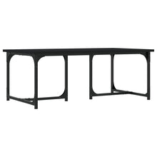 Salontafel 90X50X35 Cm Bewerkt Hout Zwart