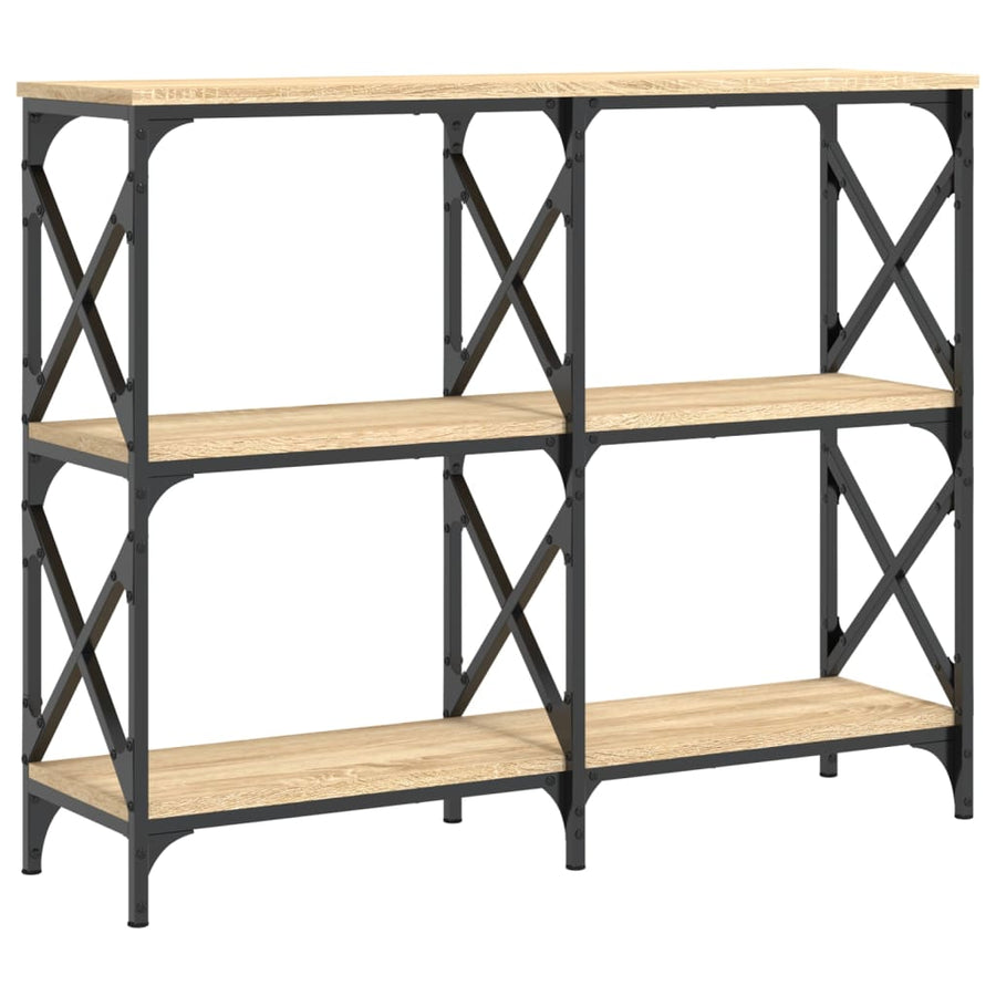 Wandtafel 100X28X80,5 Cm Bewerkt Hout Sonoma Eikenkleurig