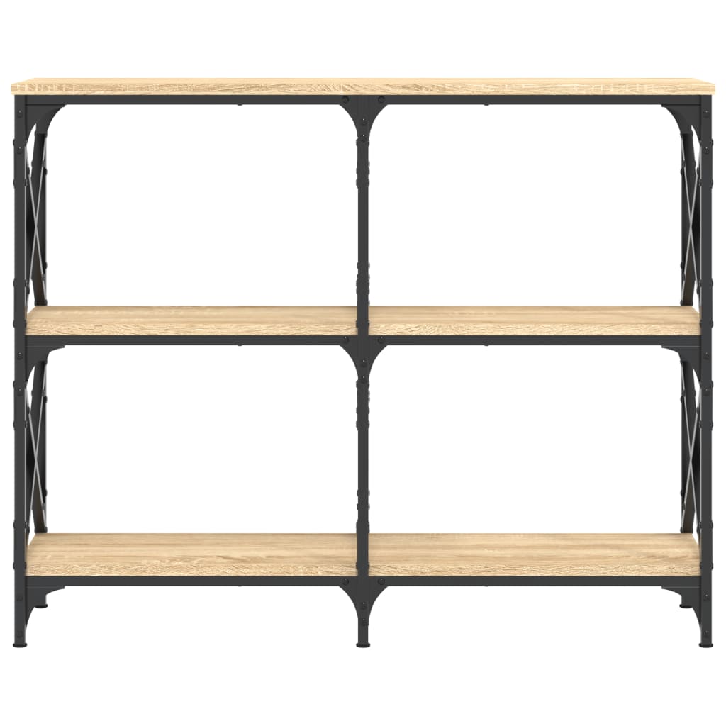 Wandtafel 100X28X80,5 Cm Bewerkt Hout Sonoma Eikenkleurig