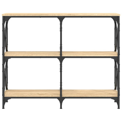 Wandtafel 100X28X80,5 Cm Bewerkt Hout Sonoma Eikenkleurig