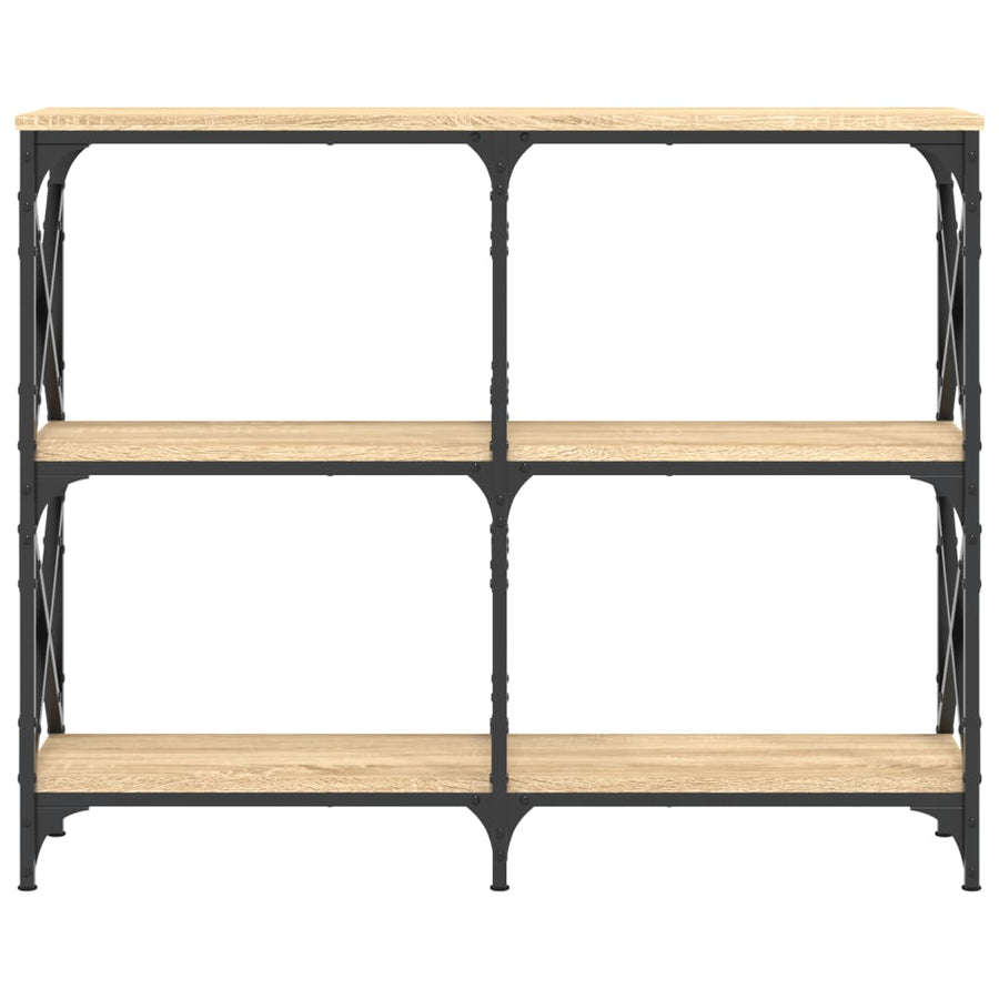Wandtafel 100X28X80,5 Cm Bewerkt Hout Sonoma Eikenkleurig