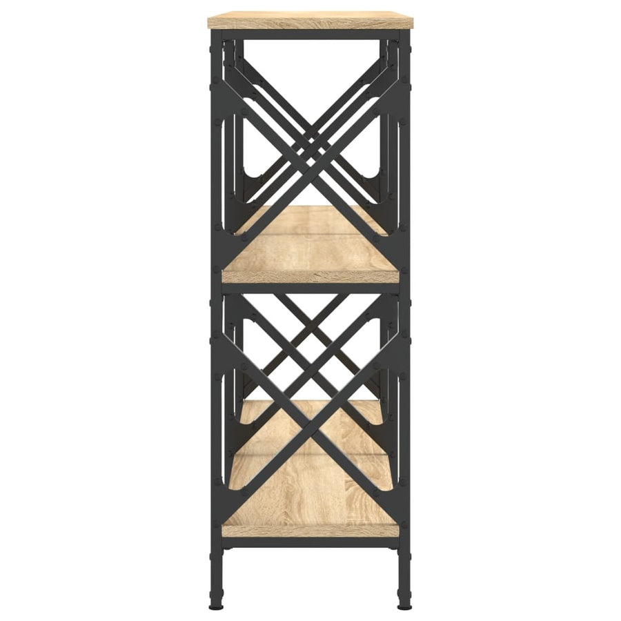 Wandtafel 100X28X80,5 Cm Bewerkt Hout Sonoma Eikenkleurig