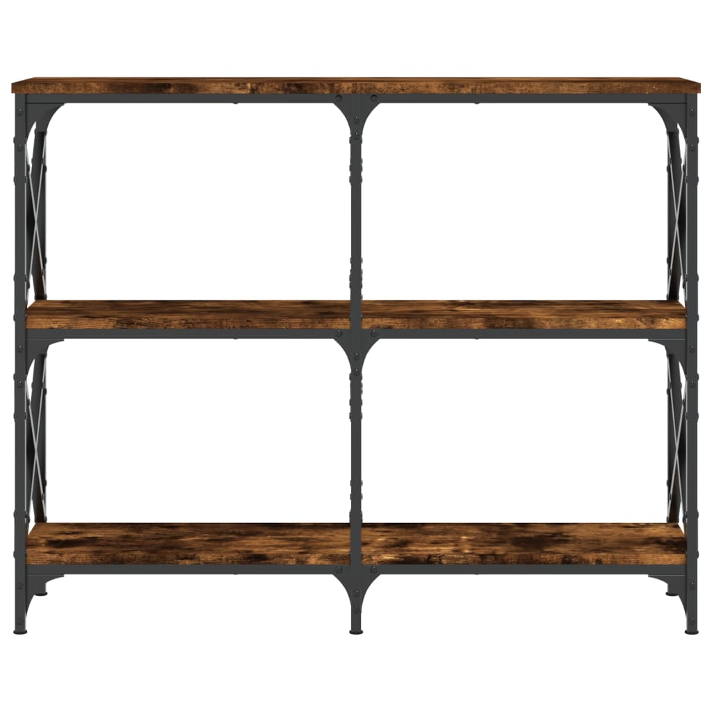 Wandtafel 100X28X80,5 Cm Bewerkt Hout Gerookt Eikenkleurig