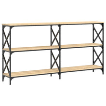 Wandtafel 156X28X80,5 Cm Bewerkt Hout Sonoma Eikenkleurig
