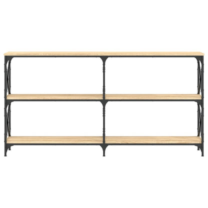 Wandtafel 156X28X80,5 Cm Bewerkt Hout Sonoma Eikenkleurig