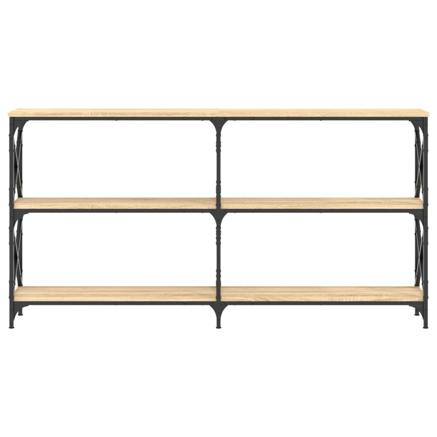 Wandtafel 156X28X80,5 Cm Bewerkt Hout Sonoma Eikenkleurig