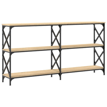 Wandtafel 156X28X80,5 Cm Bewerkt Hout Sonoma Eikenkleurig