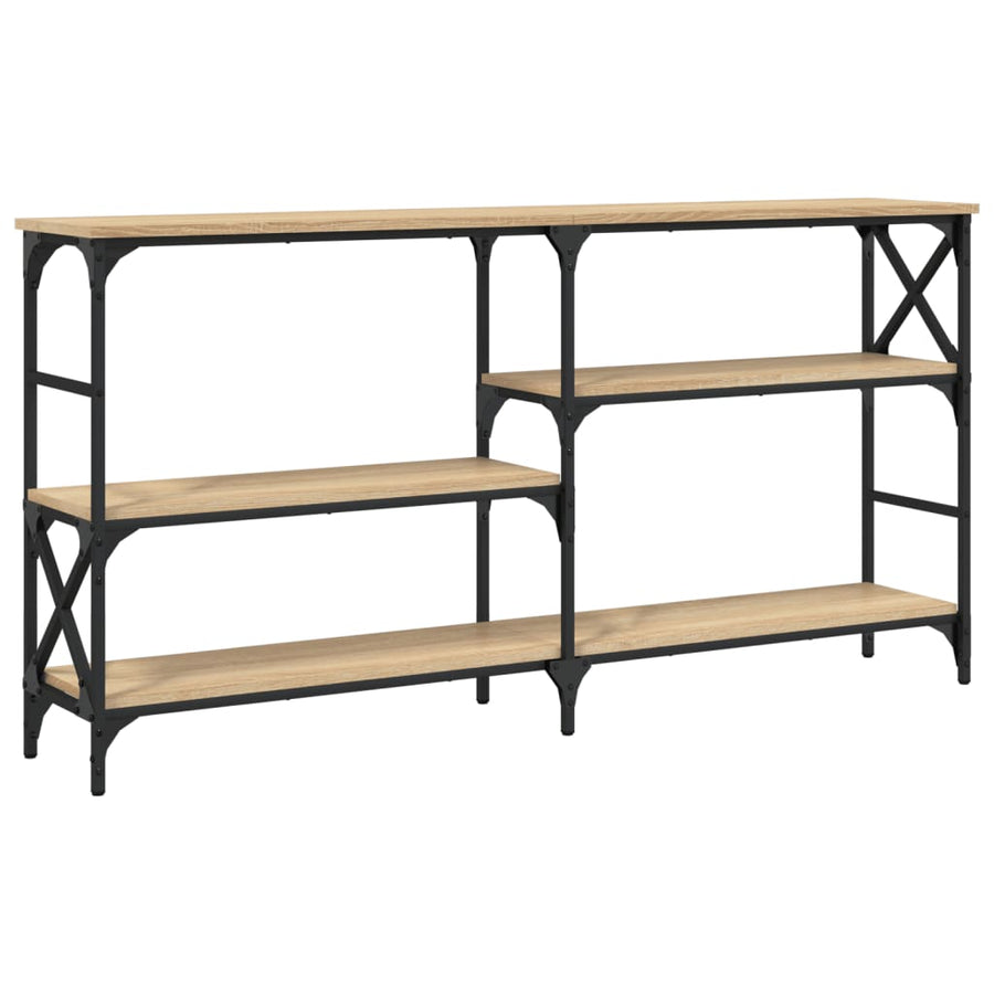 Wandtafel 150x29x76,5 cm bewerkt hout sonoma eikenkleurig