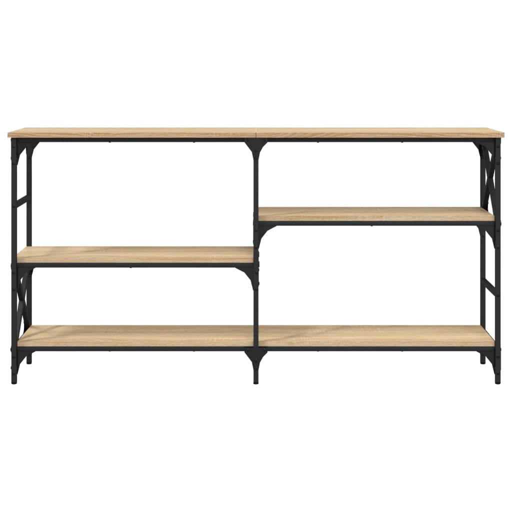 Wandtafel 150x29x76,5 cm bewerkt hout sonoma eikenkleurig