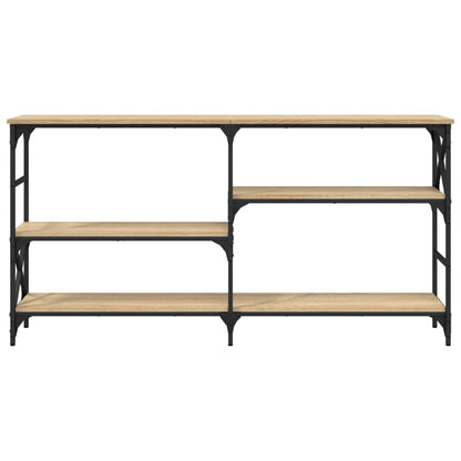 Wandtafel 150x29x76,5 cm bewerkt hout sonoma eikenkleurig