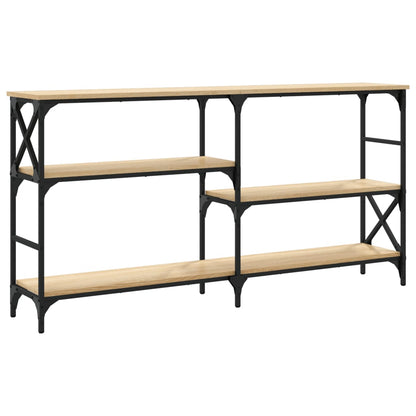 Wandtafel 150x29x76,5 cm bewerkt hout sonoma eikenkleurig