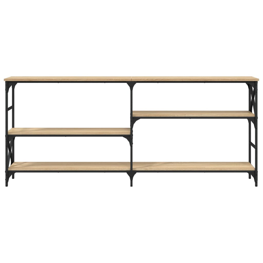Wandtafel 180X29X76,5 Cm Bewerkt Hout Kleurig Sonoma eiken