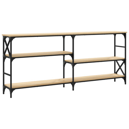 Wandtafel 180X29X76,5 Cm Bewerkt Hout Kleurig Sonoma eiken