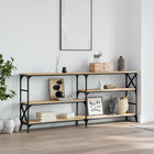 Console Table 180X29X76.5 Cm Engineered Wood Sonoma Oak Colour