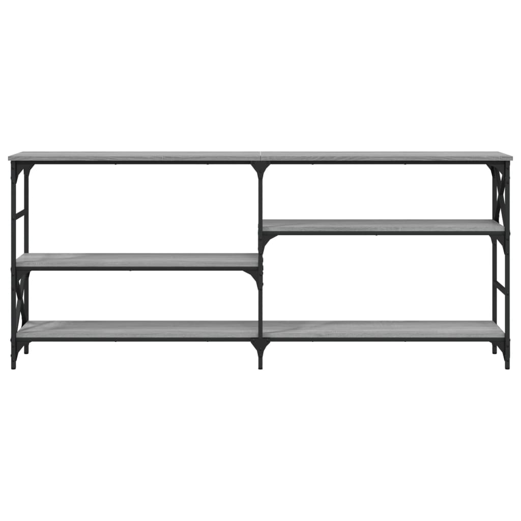 Wandtafel 180X29X76,5 Cm Bewerkt Hout Grijs Sonoma Eikenkleurig