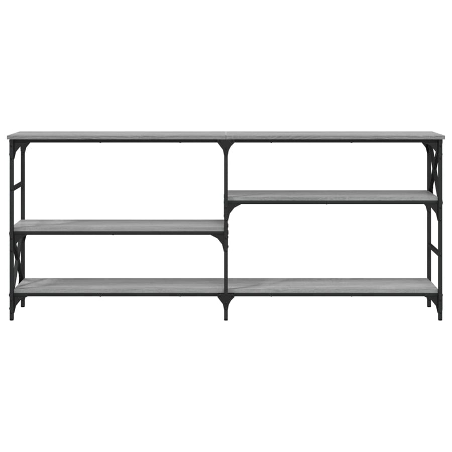 Wandtafel 180X29X76,5 Cm Bewerkt Hout Grijs Sonoma Eikenkleurig