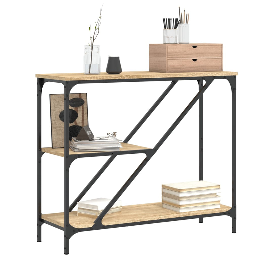 Wandtafel 88,5X30X75 Cm Bewerkt Hout Sonoma Eikenkleurig