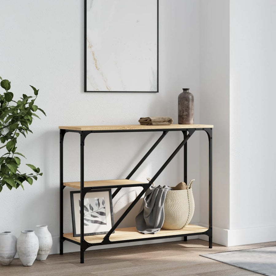 Wandtafel 88,5X30X75 Cm Bewerkt Hout Sonoma Eikenkleurig
