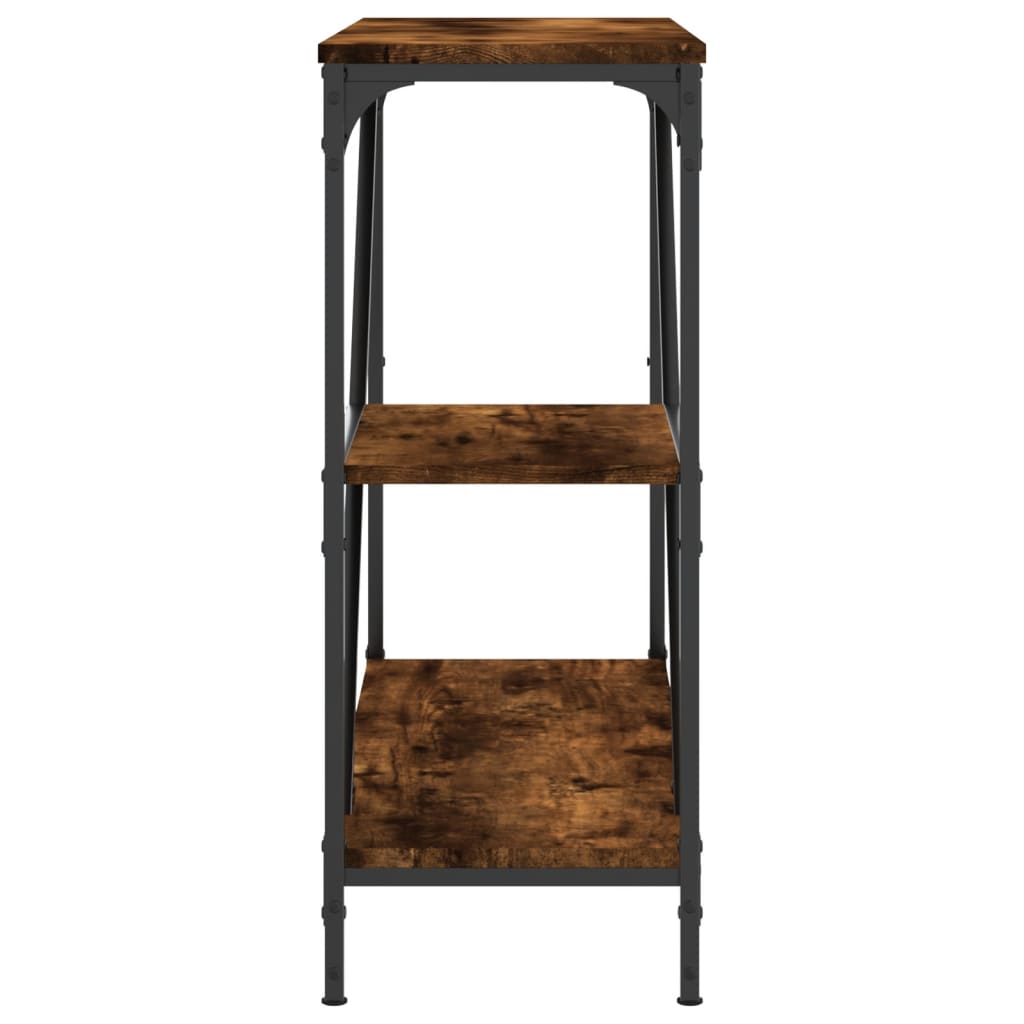 Wandtafel 88,5X30X75 Cm Bewerkt Hout Gerookt Eikenkleurig