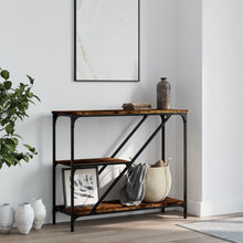 Wandtafel 88,5X30X75 Cm Bewerkt Hout Gerookt Eikenkleurig