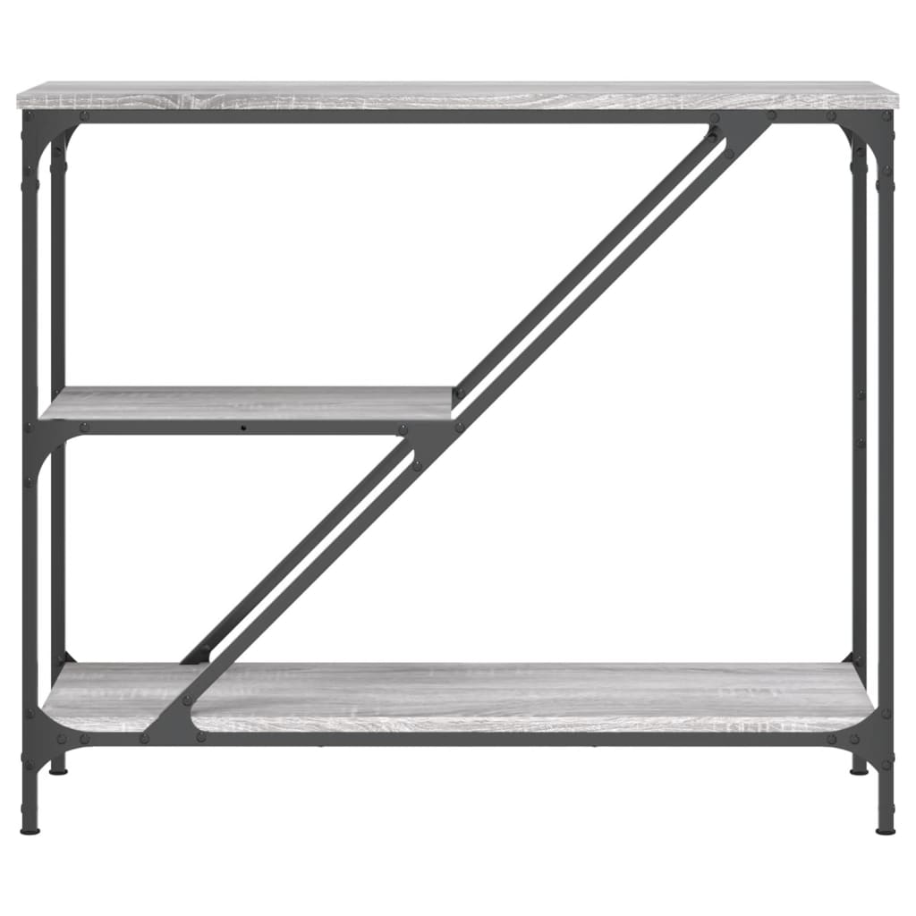 Wandtafel 88,5X30X75 Cm Bewerkt Hout Grijs Sonoma Eikenkleurig