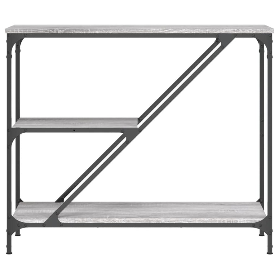 Wandtafel 88,5X30X75 Cm Bewerkt Hout Grijs Sonoma Eikenkleurig